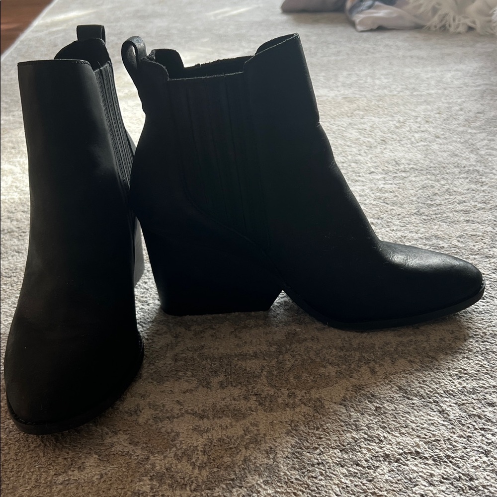 Toms Black Ankle Booties